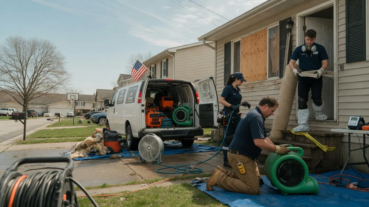 Water Damage Restoration in Tiline, KY near me